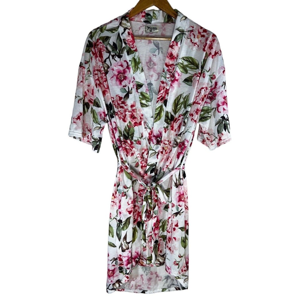 Show Me Your Mumu Floral Bride Everyday Lounge Robe Garden Of Blooms One Size
